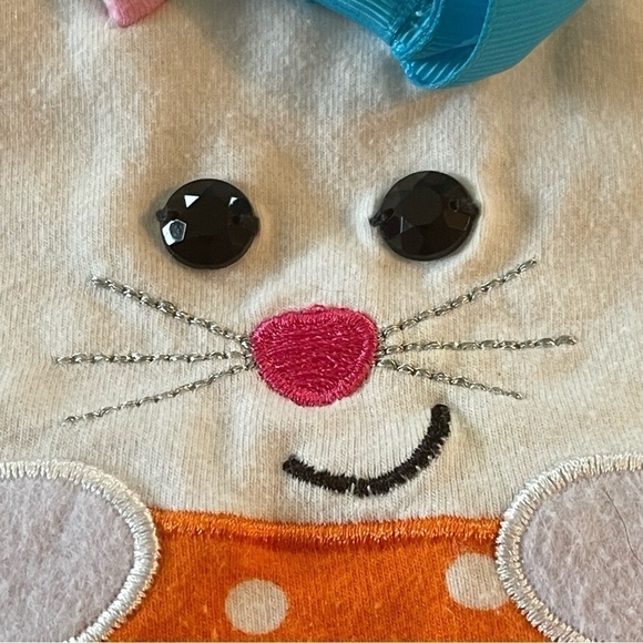 Jessica Ann Baby Girl Easter Outfit bunny ruffled bottoms size 12 months - Picture 10 of 10